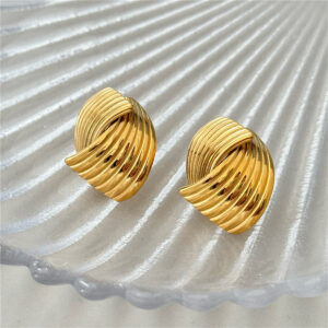 Geometric Interlaced Earrings